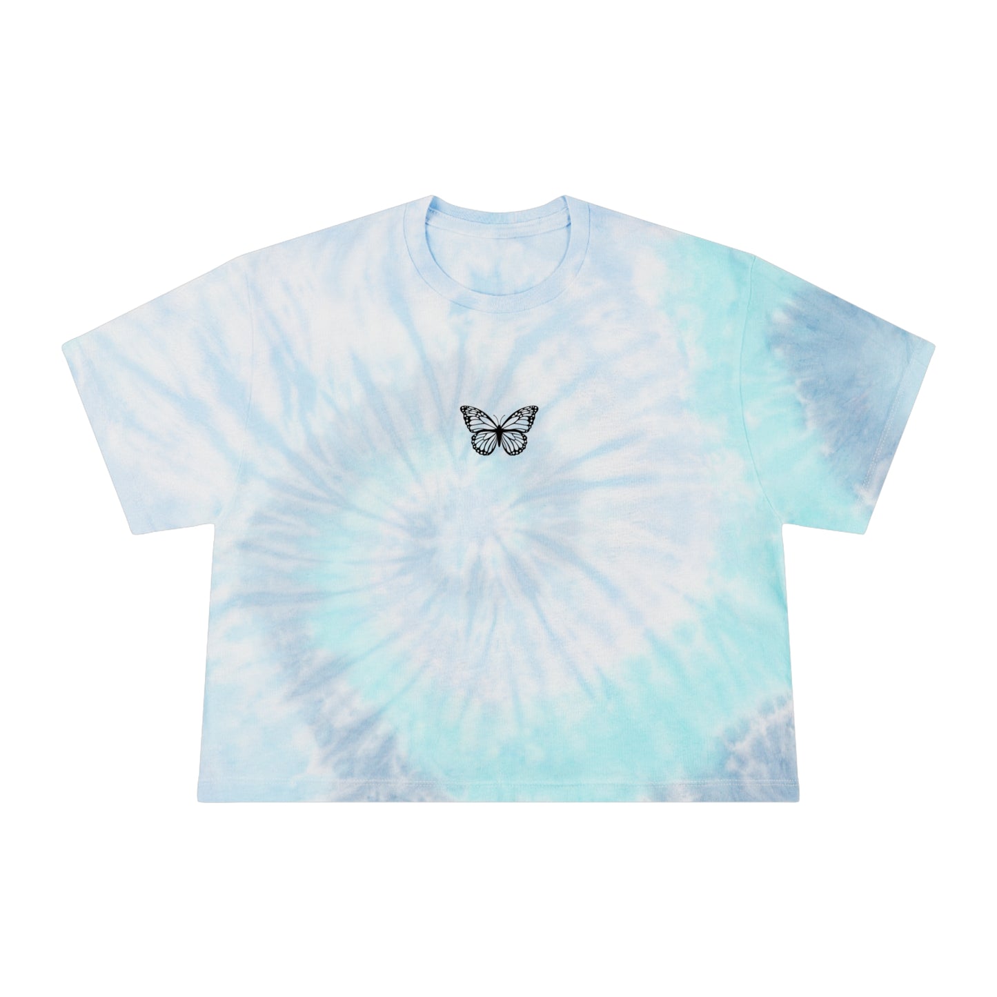 Butterfly Women's Tie-Dye Crop Tee