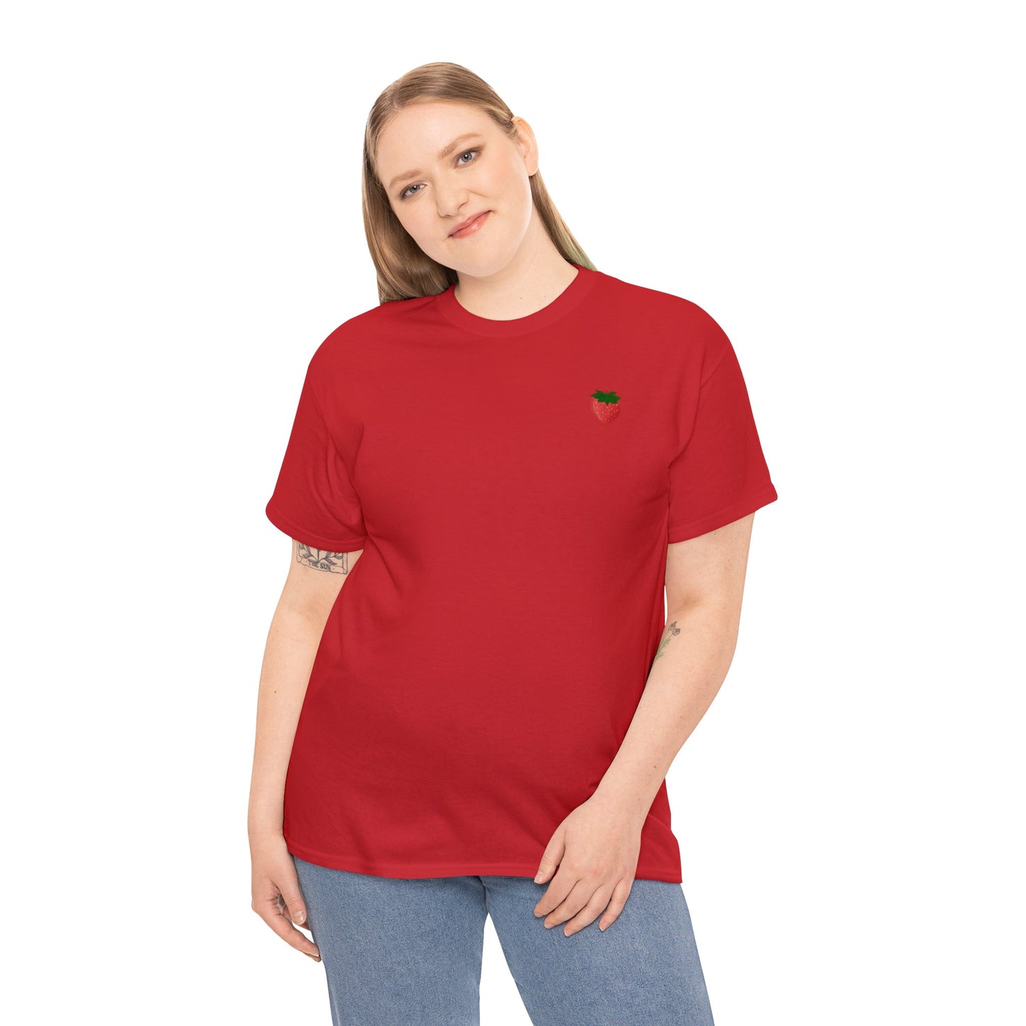 Berry Sweet Strawberry Unisex Heavy Cotton Tee