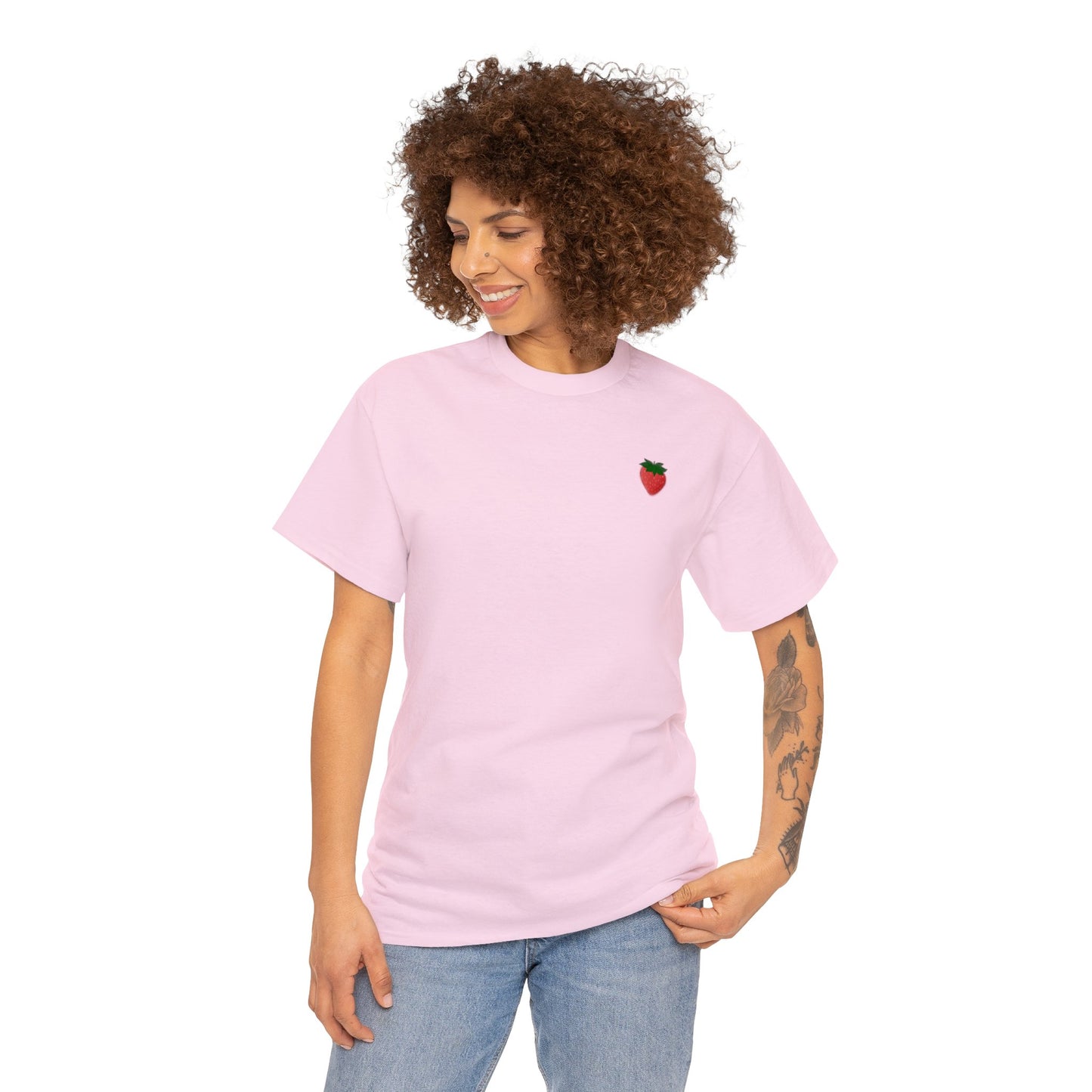 Berry Sweet Strawberry Unisex Heavy Cotton Tee
