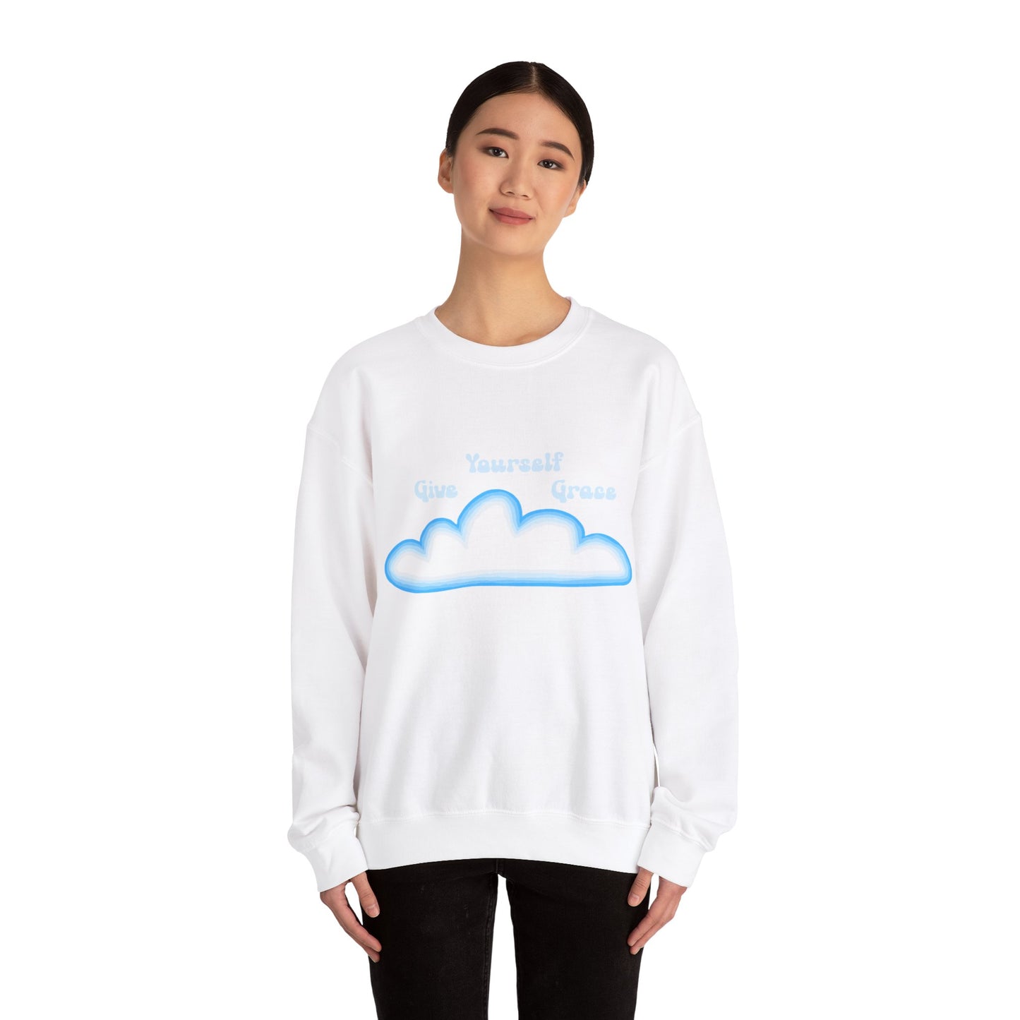 Give Yourself Grace Unisex Heavy Blend™ Crewneck Sweatshirt