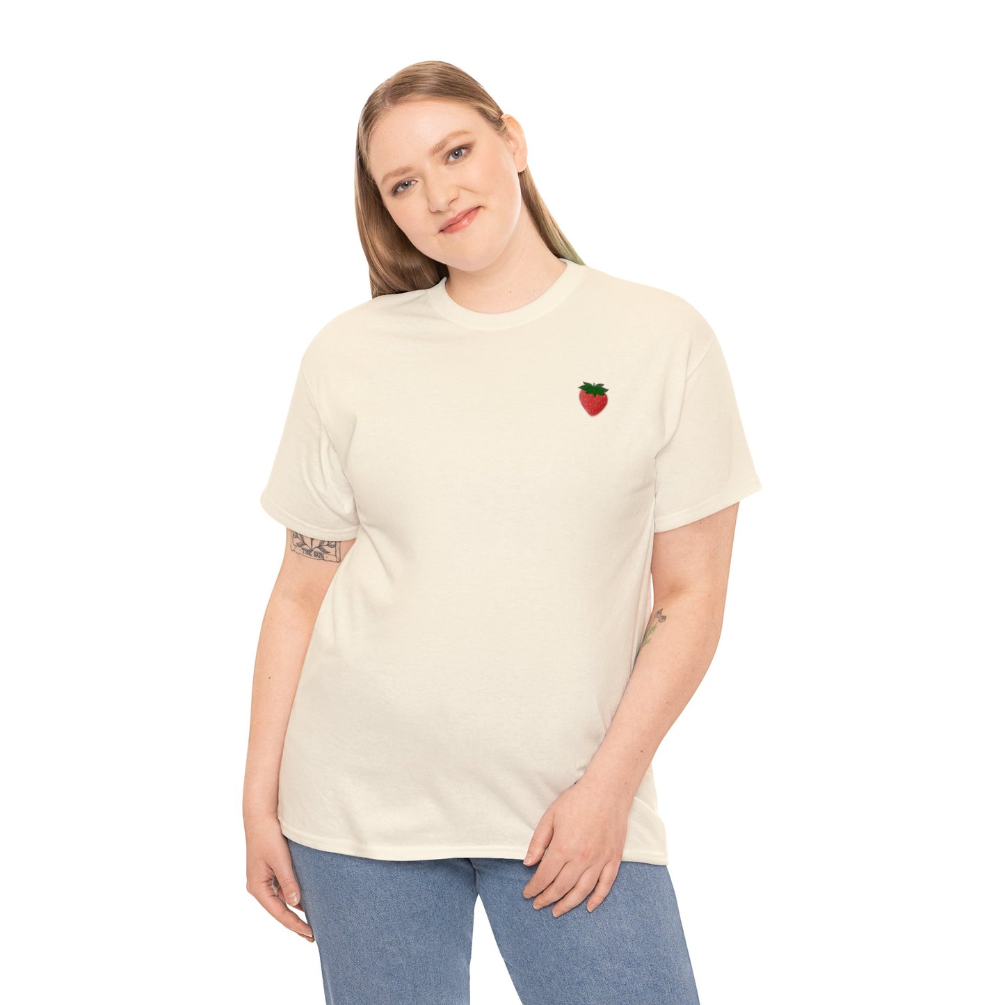 Berry Sweet Strawberry Unisex Heavy Cotton Tee