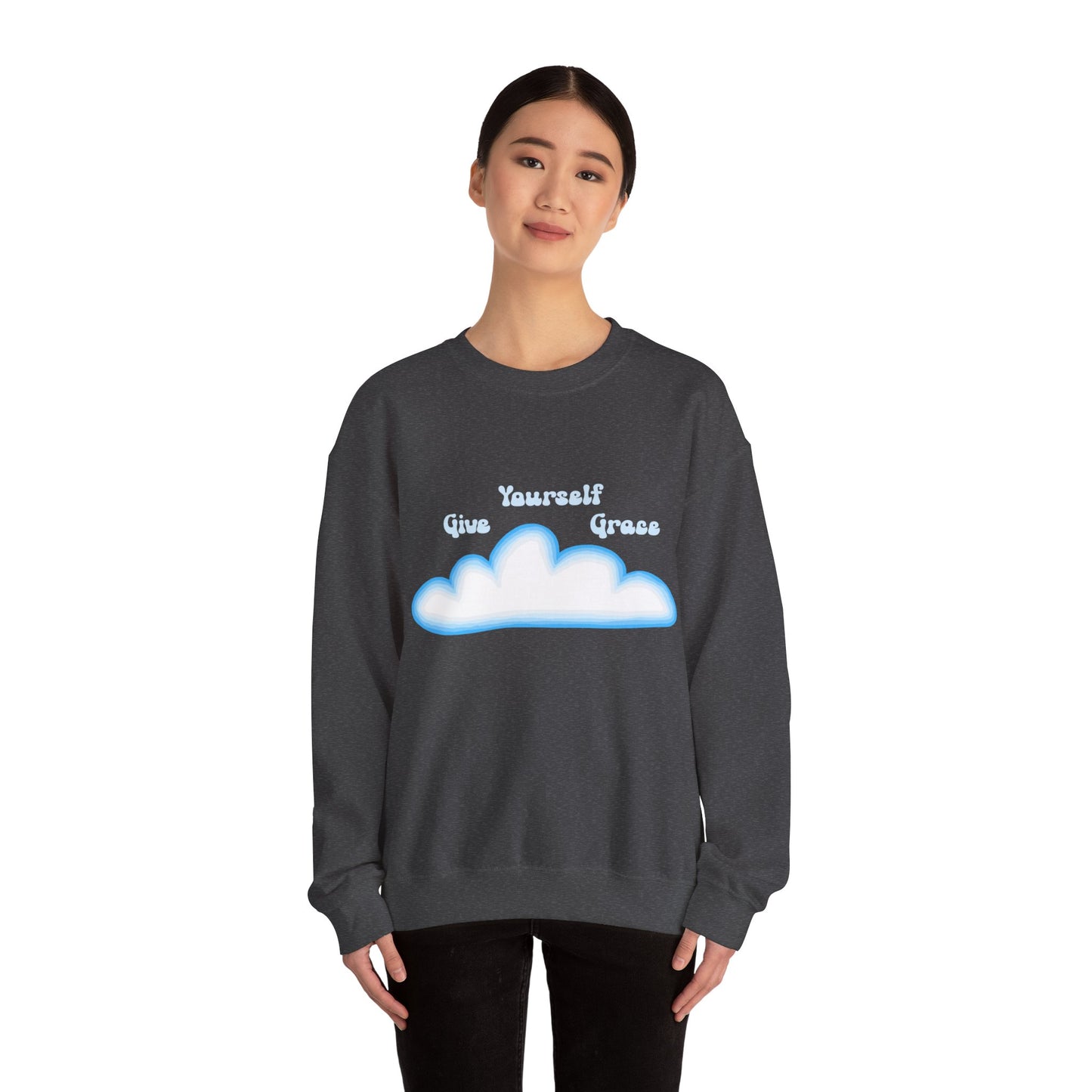 Give Yourself Grace Unisex Heavy Blend™ Crewneck Sweatshirt