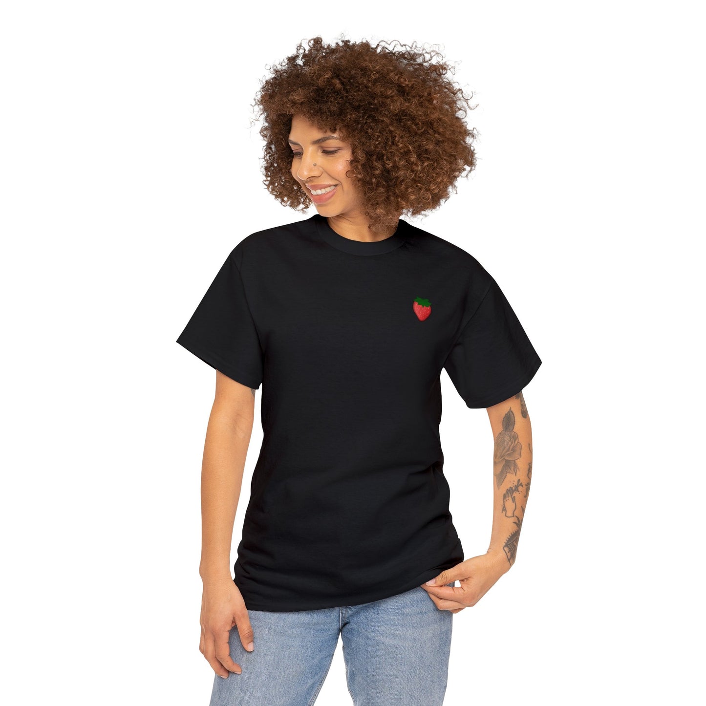 Berry Sweet Strawberry Unisex Heavy Cotton Tee