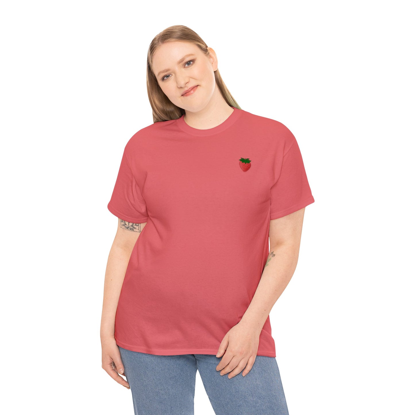 Berry Sweet Strawberry Unisex Heavy Cotton Tee