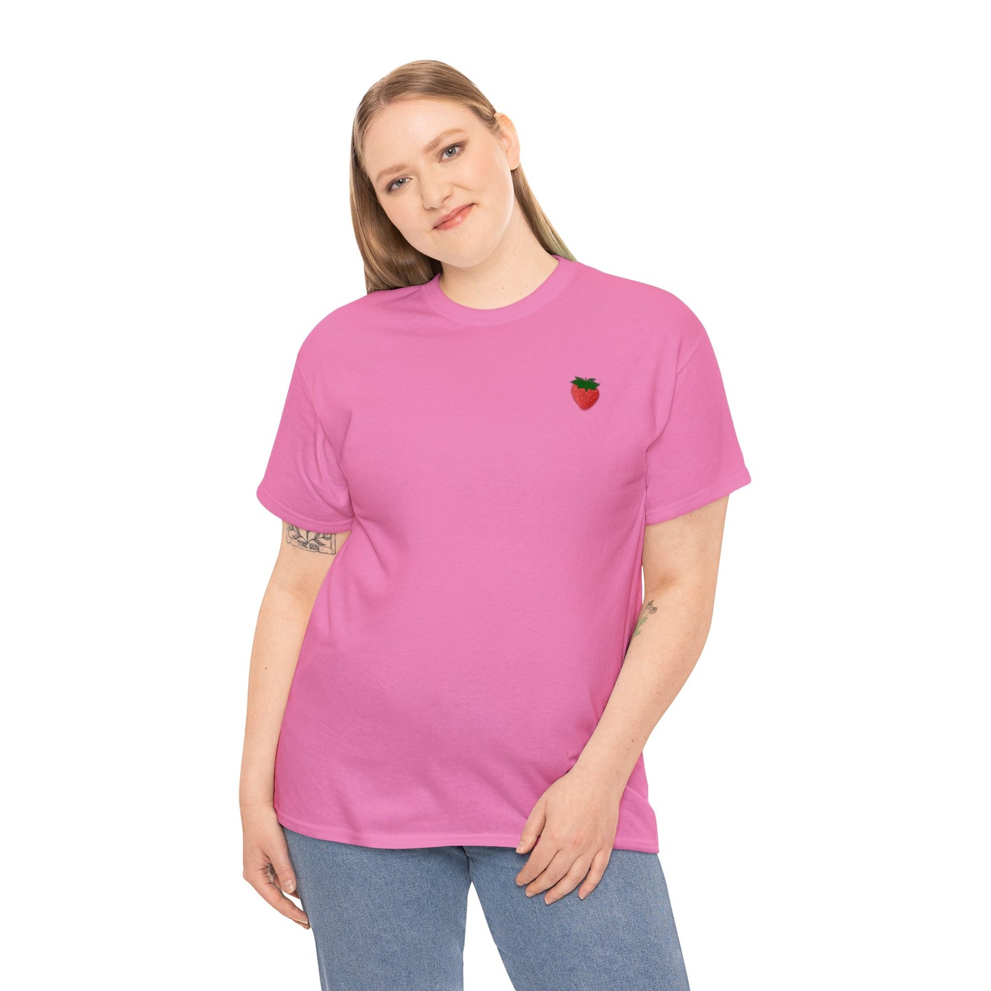 Berry Sweet Strawberry Unisex Heavy Cotton Tee