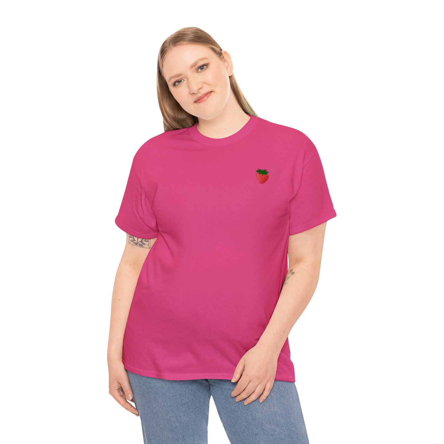 Berry Sweet Strawberry Unisex Heavy Cotton Tee