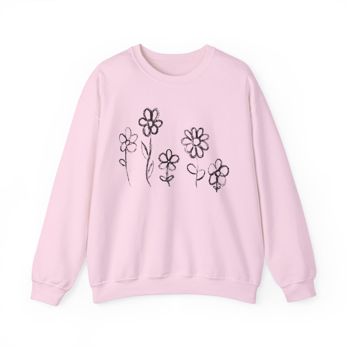 Copy of Floral Doodle Unisex Heavy Blend™ Crewneck Sweatshirt