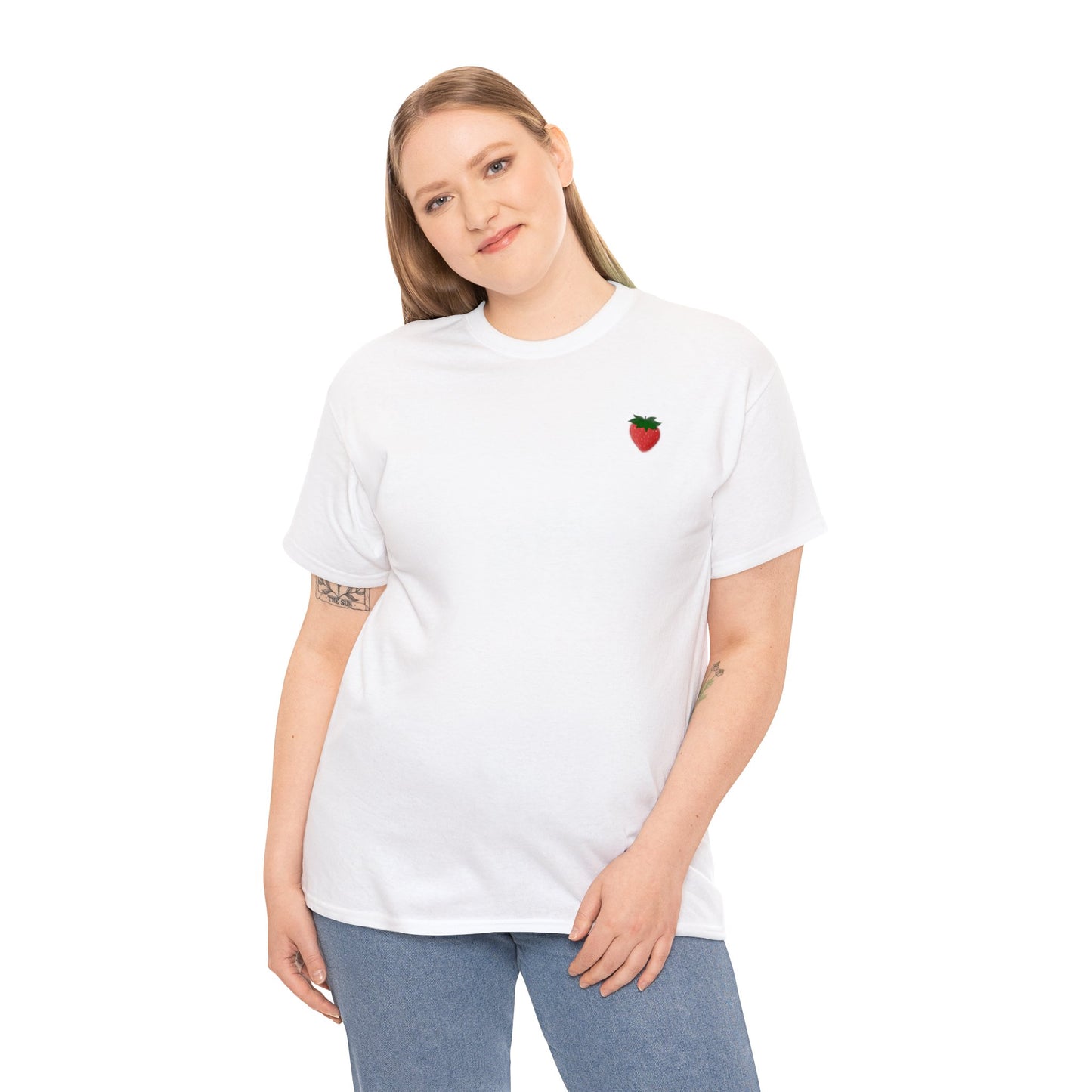 Berry Sweet Strawberry Unisex Heavy Cotton Tee