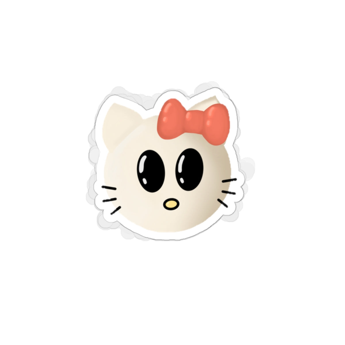 Kitty Inspired Kiss-Cut Stickers