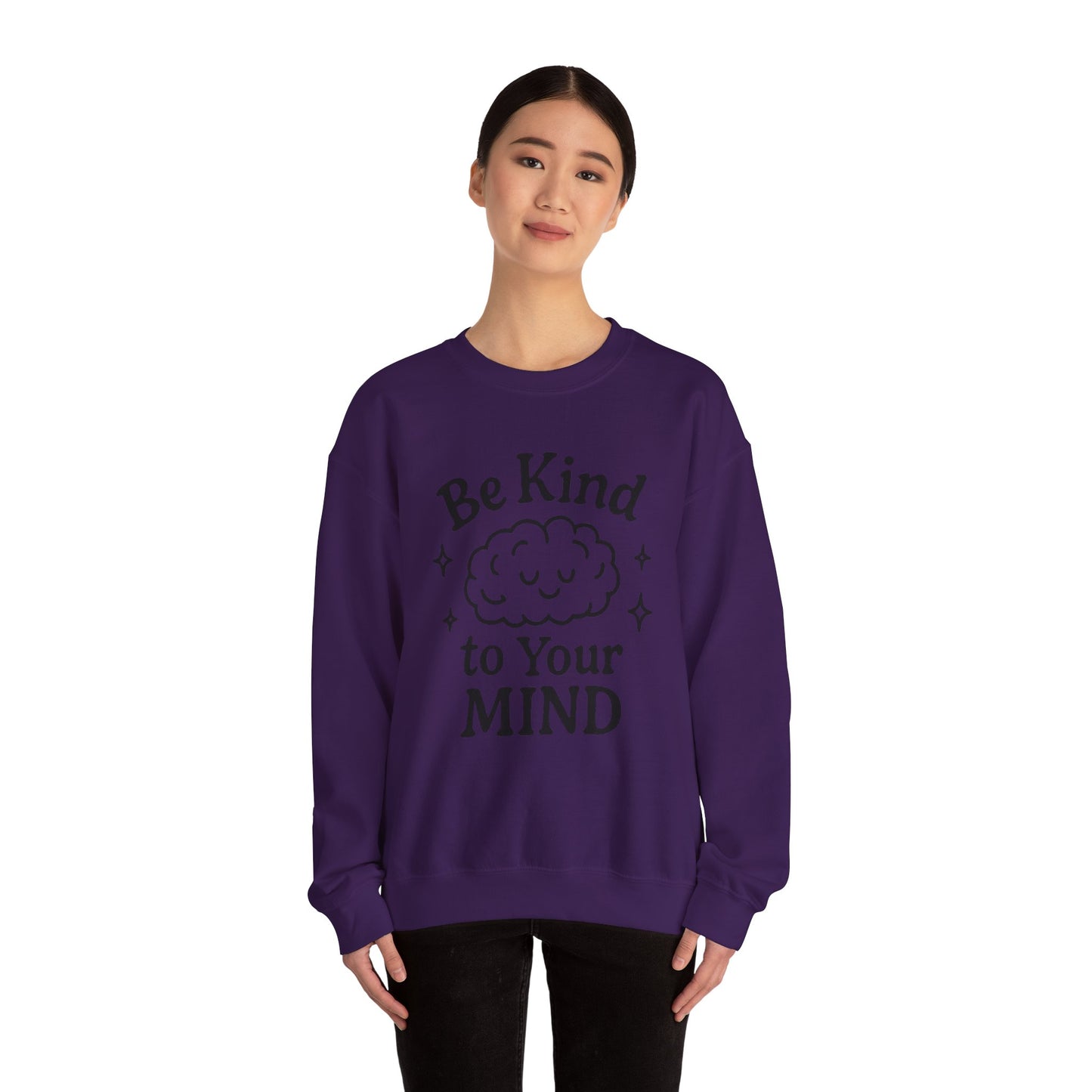 Be Kind To Your Mind Unisex Heavy Blend™ Crewneck Sweatshirt