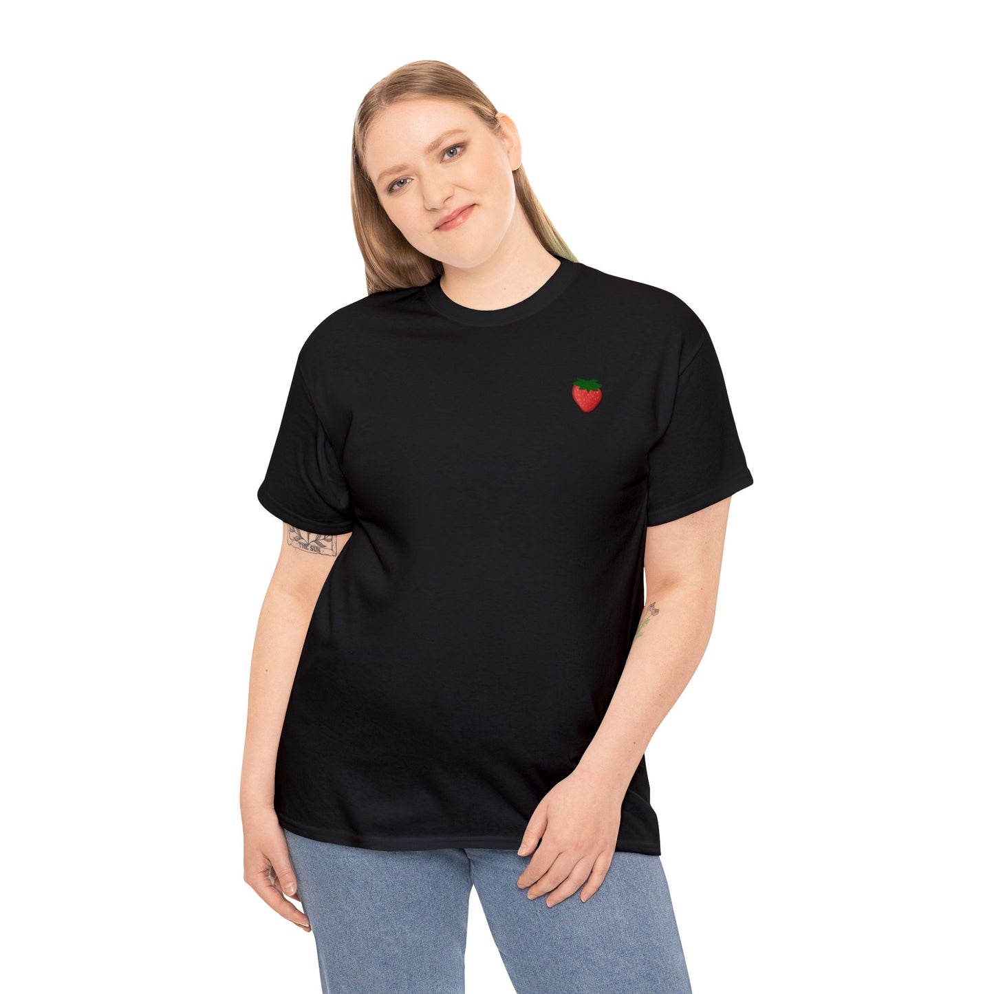 Berry Sweet Strawberry Unisex Heavy Cotton Tee