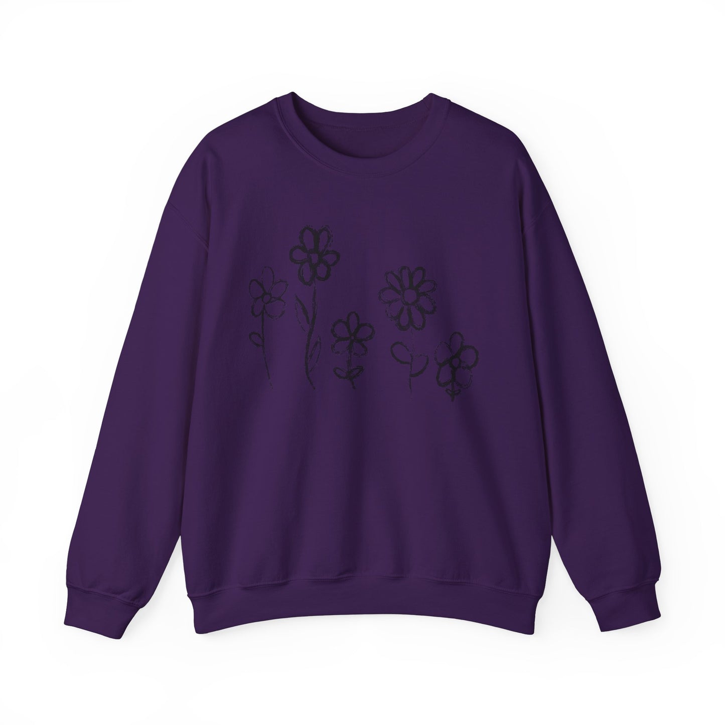 Copy of Floral Doodle Unisex Heavy Blend™ Crewneck Sweatshirt