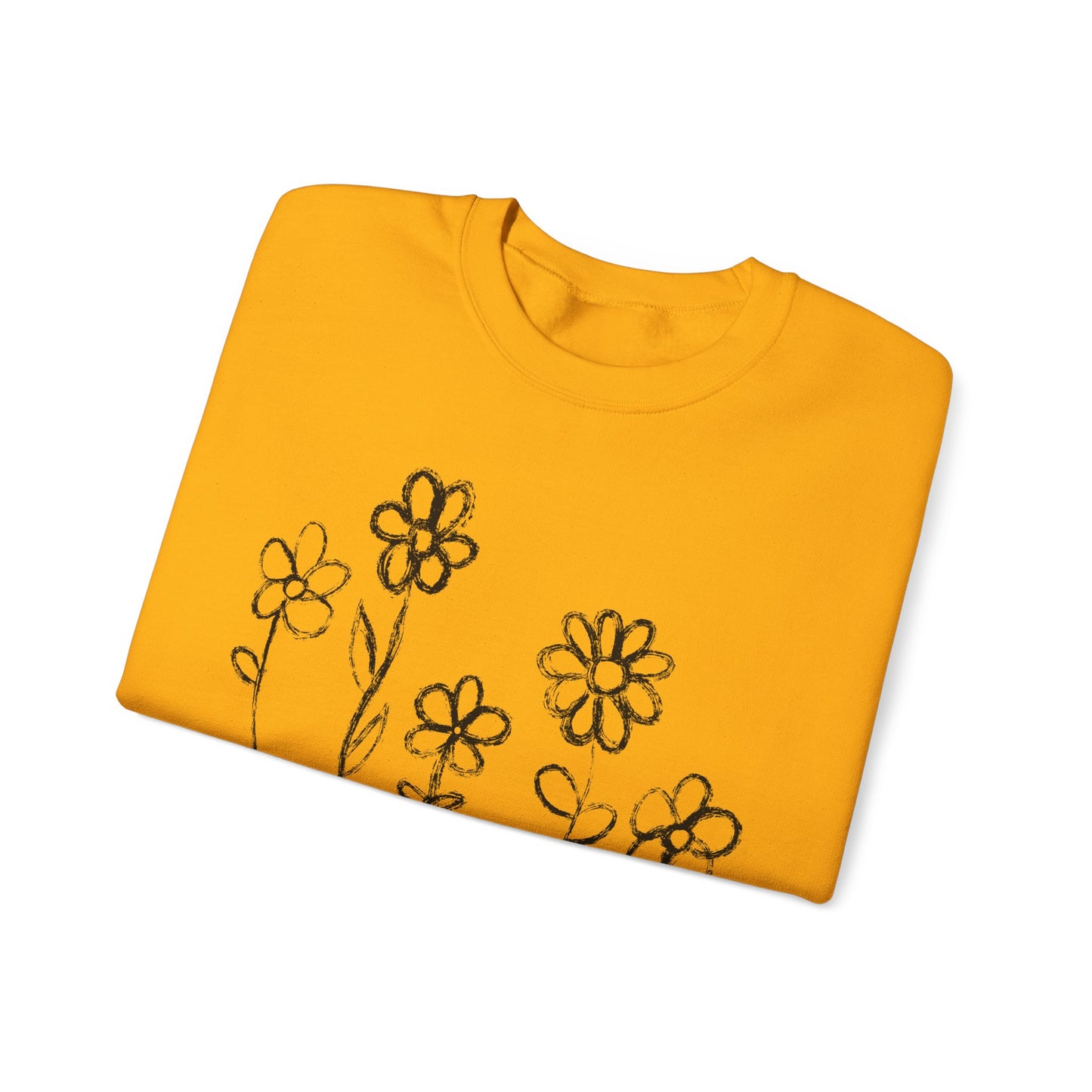 Copy of Floral Doodle Unisex Heavy Blend™ Crewneck Sweatshirt