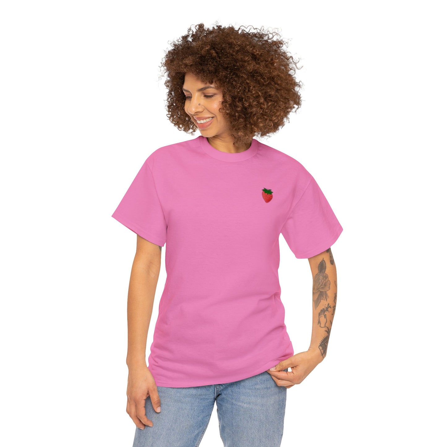Berry Sweet Strawberry Unisex Heavy Cotton Tee
