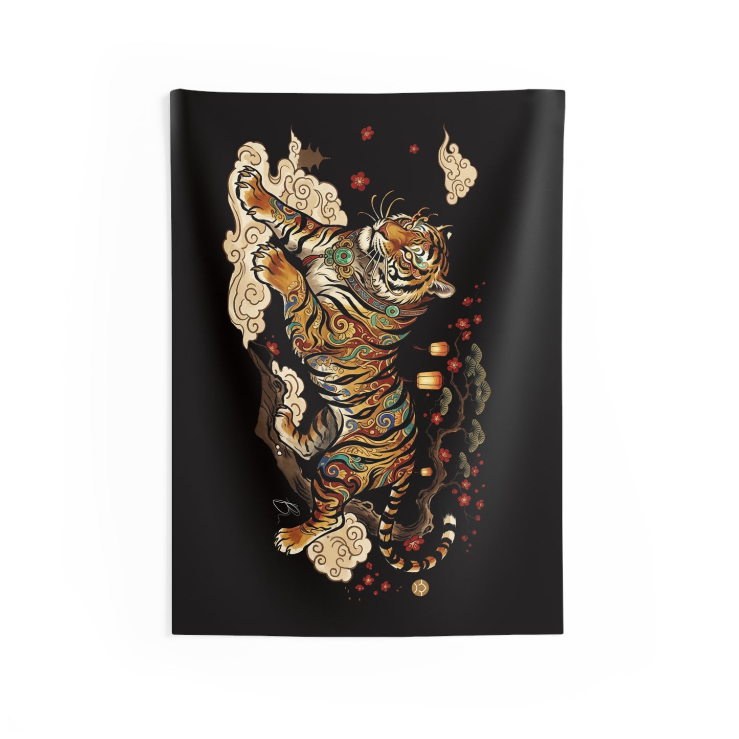 Tiger Indoor Wall Tapestry