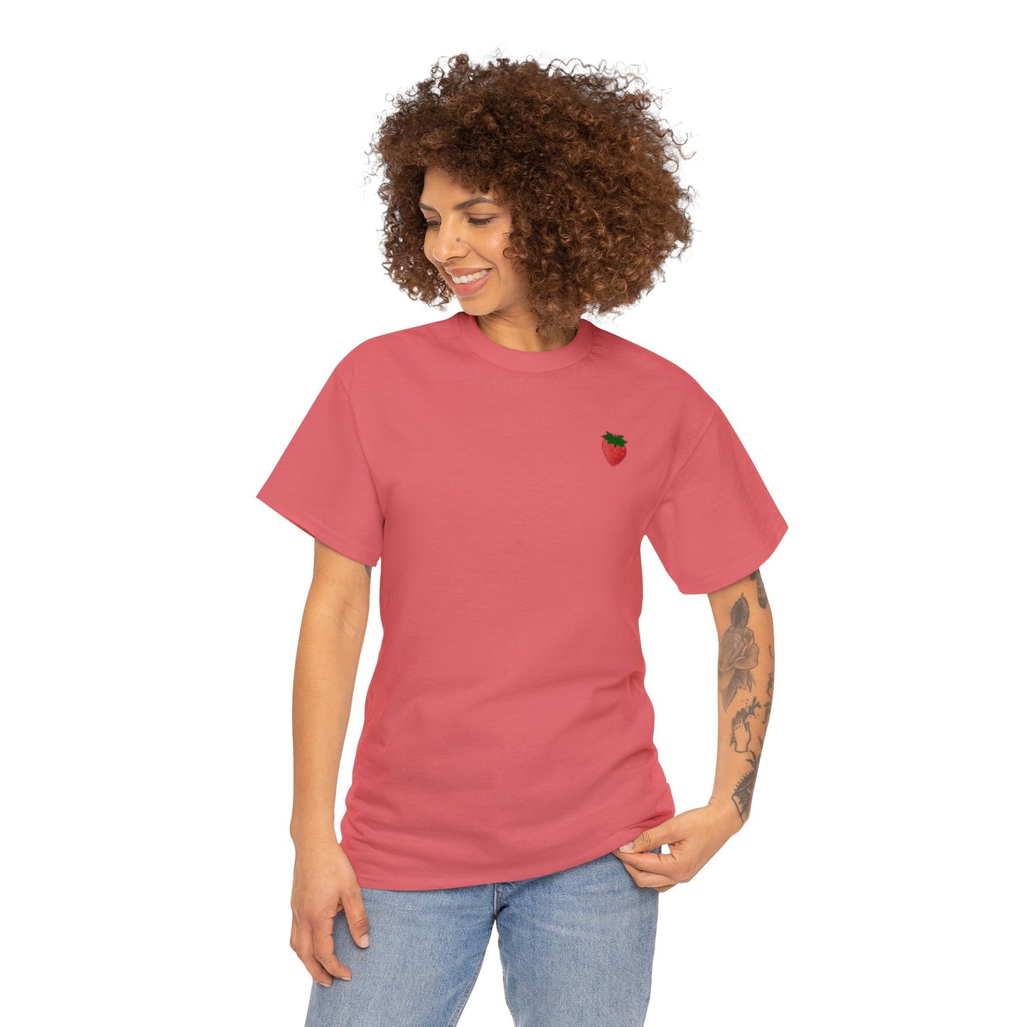 Berry Sweet Strawberry Unisex Heavy Cotton Tee