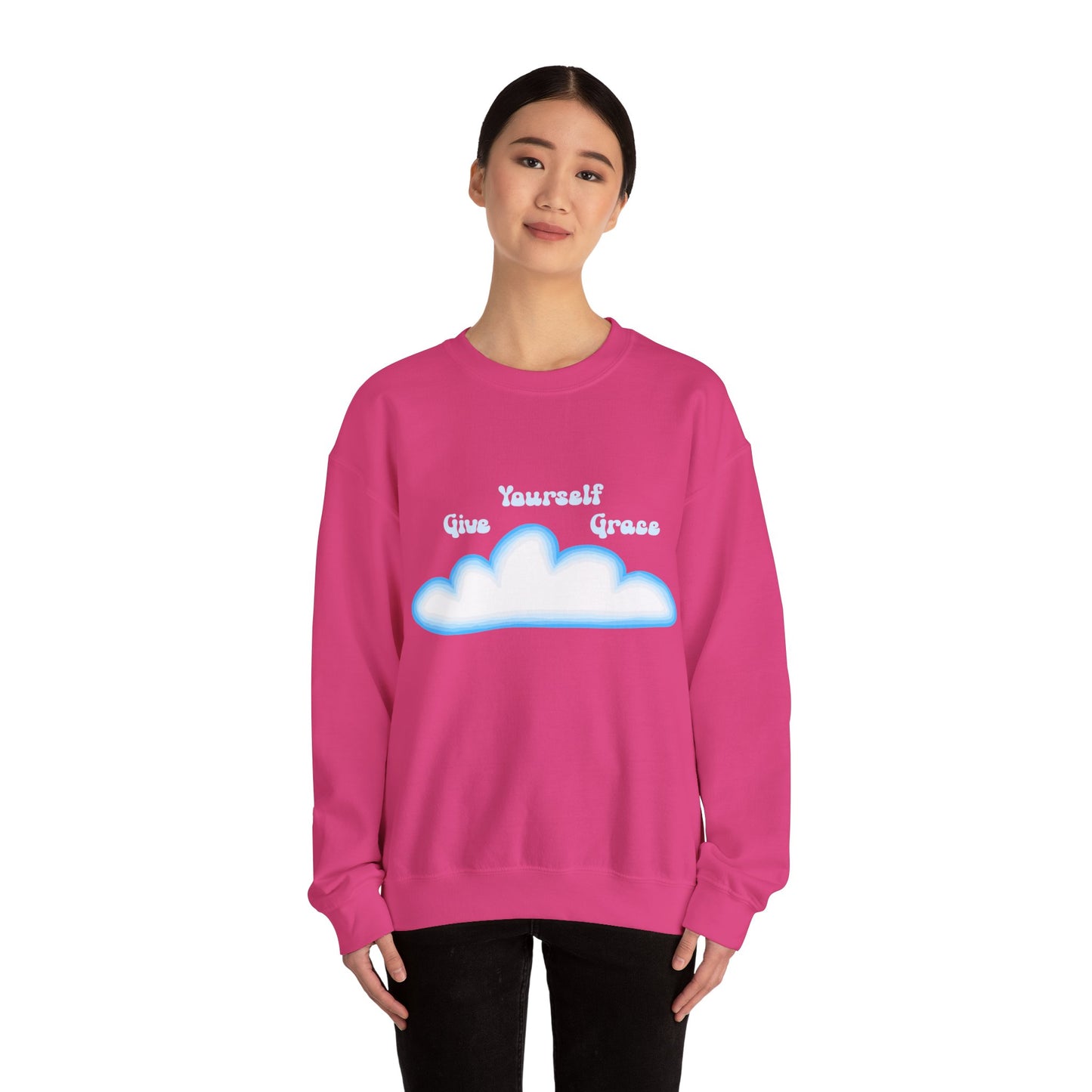 Give Yourself Grace Unisex Heavy Blend™ Crewneck Sweatshirt